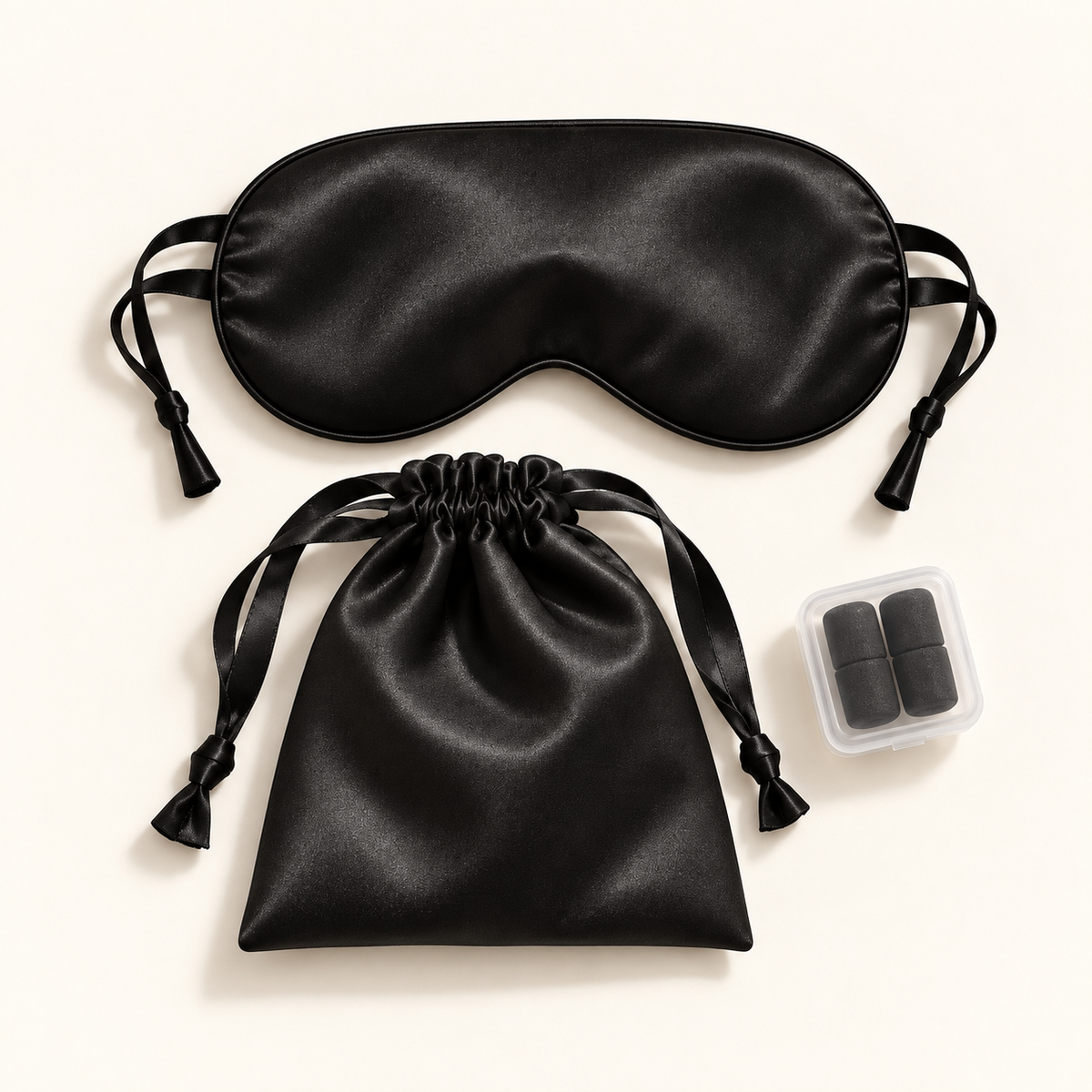 Laurance Satijnen Slaapmaskerset, 3-delig