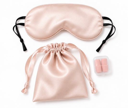 Laurance™ Satijnen Slaapmasker Set – 3-delig